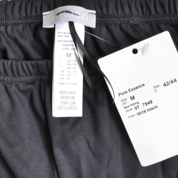 NWT HANRO Pure Essence Soft Cotton Pajama Pull-On Pants Joggers M 10-12 - Picture 8 of 10
